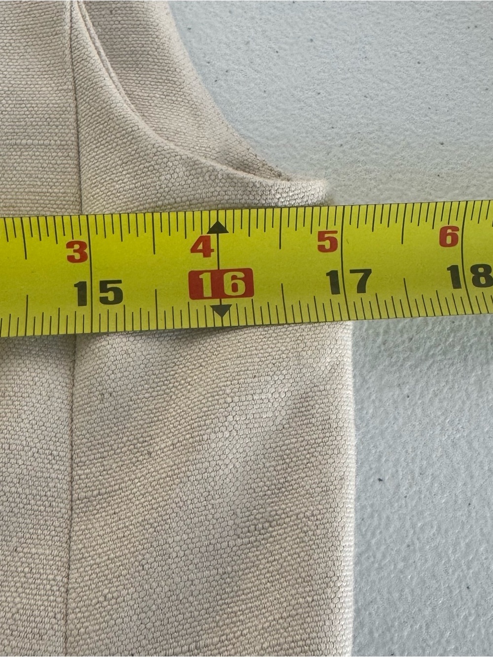 J. Crew Contrast Vest Textured Linen Blend in Dried Wheat Size 4 - Picture 12 of 15